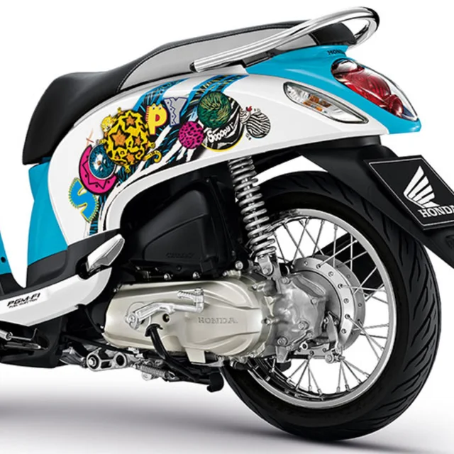 Body Graphic ของ Honda Scoopy i รุ่น Vivid Me ปี 2014