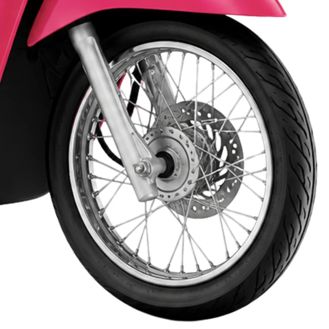 Cast Spoke Wheels ของ Honda Scoopy i รุ่น Vivid Me ปี 2013