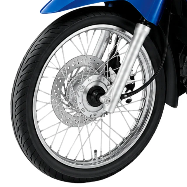 Classic Chrome Spoke Wheels ของ Honda Wave 125i รุ่นล้อซี่ลวด สตาร์ทมือ/เท้า ปี 2015