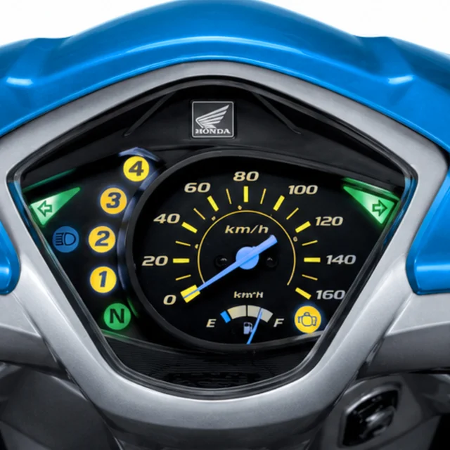 Clear Instrument Cluster ของ Honda Wave 110i รุ่นดรัมเบรกหน้า สตาร์ทเท้า ปี 2012