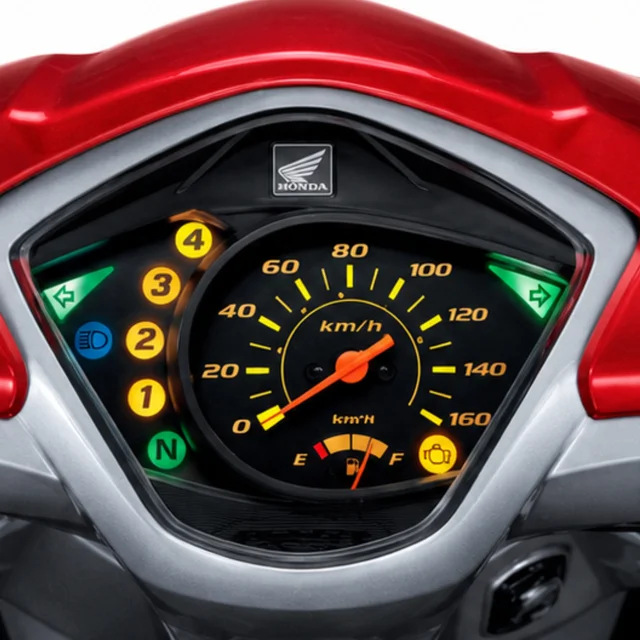 Clear Instrument Cluster ของ Honda Wave 110i รุ่นดิสก์เบรกหน้า สตาร์ทมือและเท้า ปี 2012