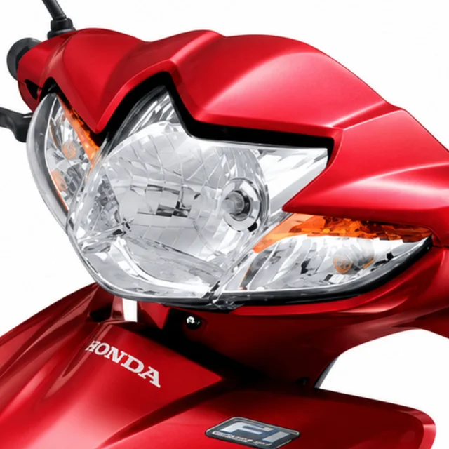 Dual Headlight Design ของ Honda Wave 110i รุ่นดิสก์เบรกหน้า สตาร์ทเท้า ปี 2012