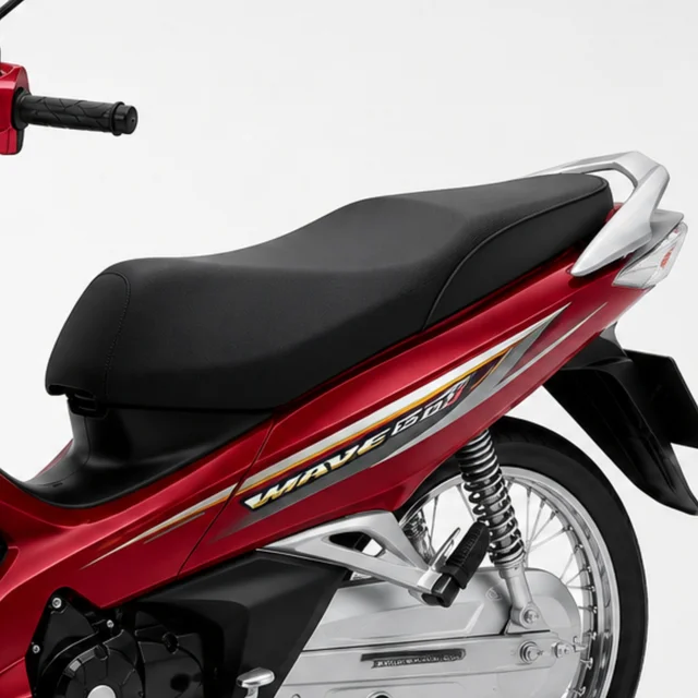 Ergonomic Long Seat ของ Honda Wave 125i รุ่นสตาร์ทมือ ล้อซี่ลวด ปี 2014