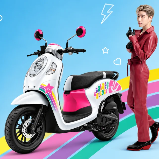 Exclusive Collaboration ของ Honda Scoopy รุ่น Colors Culture Limited Edition ปี 2023