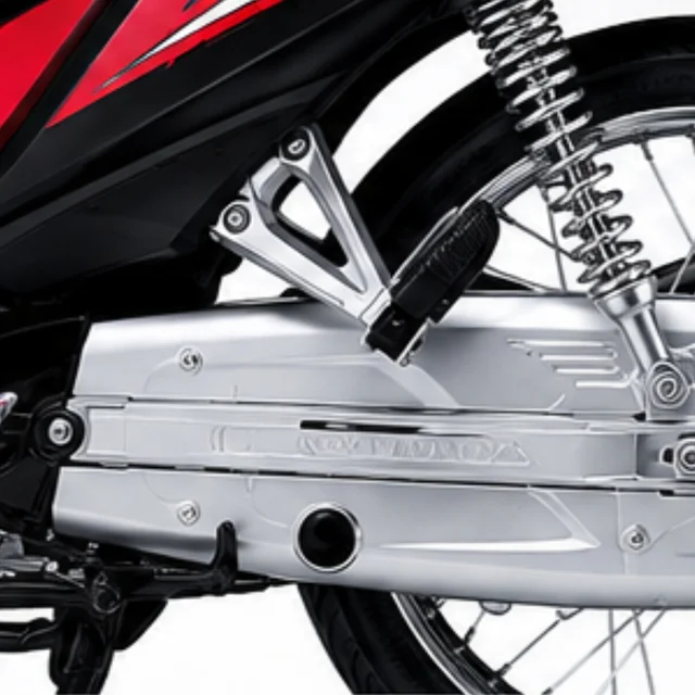 Full Chain Case ของ Honda Wave 110i รุ่นดรัมเบรกหน้า สตาร์ทเท้า ปี 2014