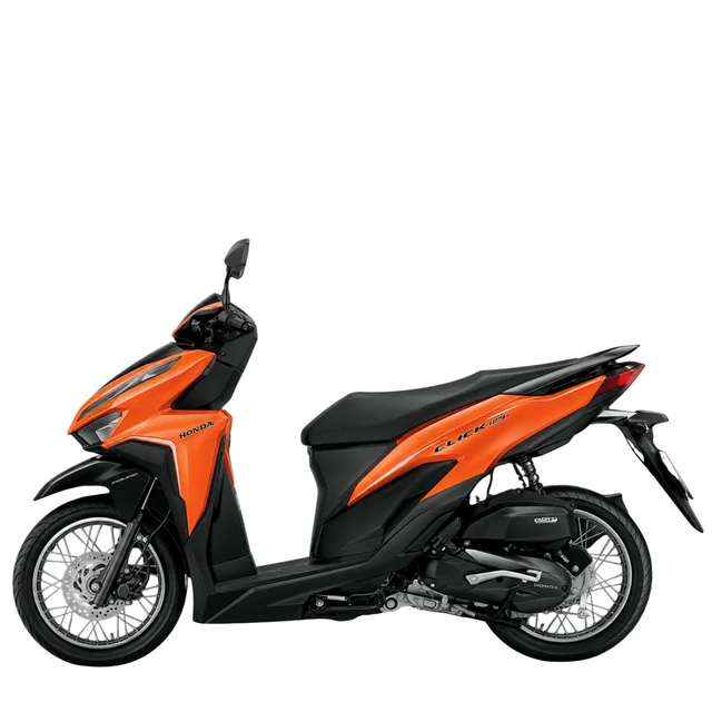 Honda-Click-125i-2018-รุ่นล้อซี่ลวด-ส้ม-ดำ