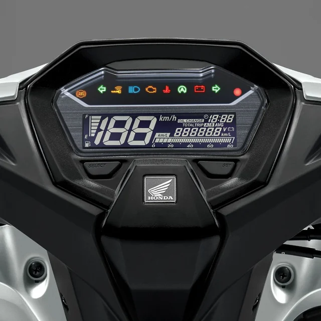 Honda-Click-160-2024-รุ่น-Special-Edition-สีดำ-น้ำตาล-Full-Digital-Speedometer