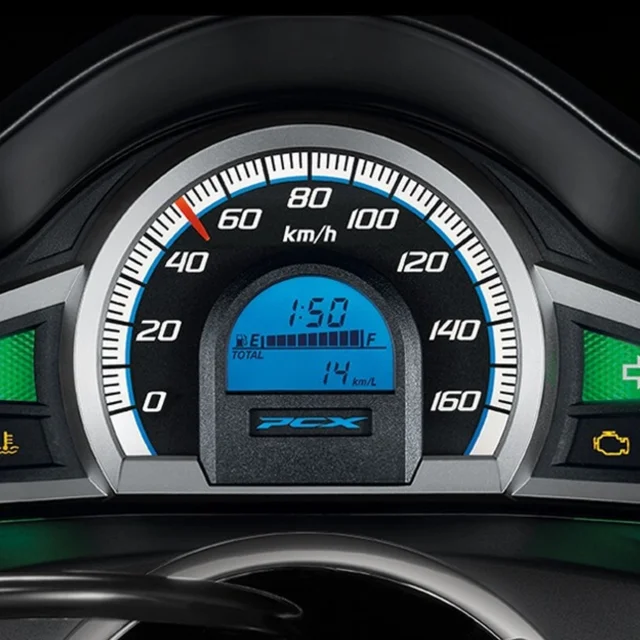 Honda PCX 150 ปี 2016 Blue Body Mountmeter With Built-in Clock