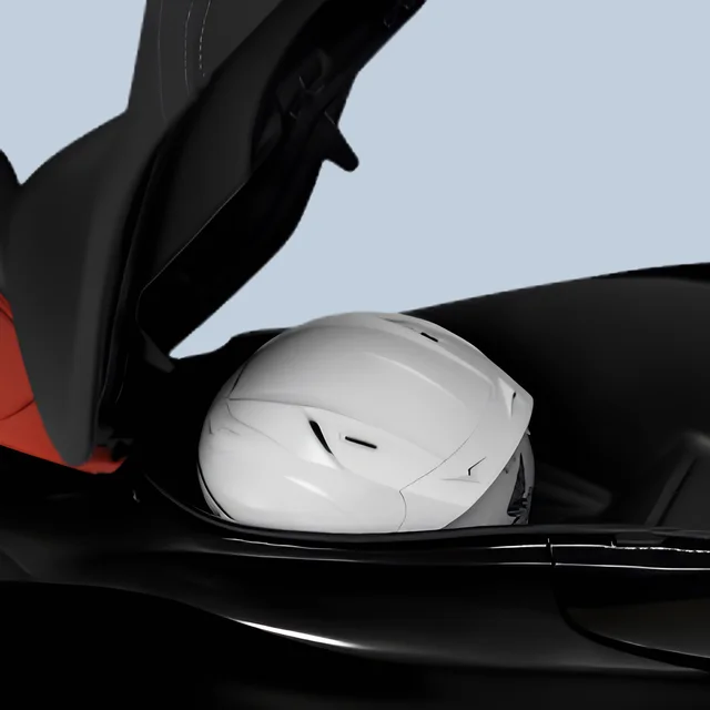 Honda PCX150 ปี 2020 ฟีเจอร์ Full Face Helmet Utility Box with Seat Stopper
