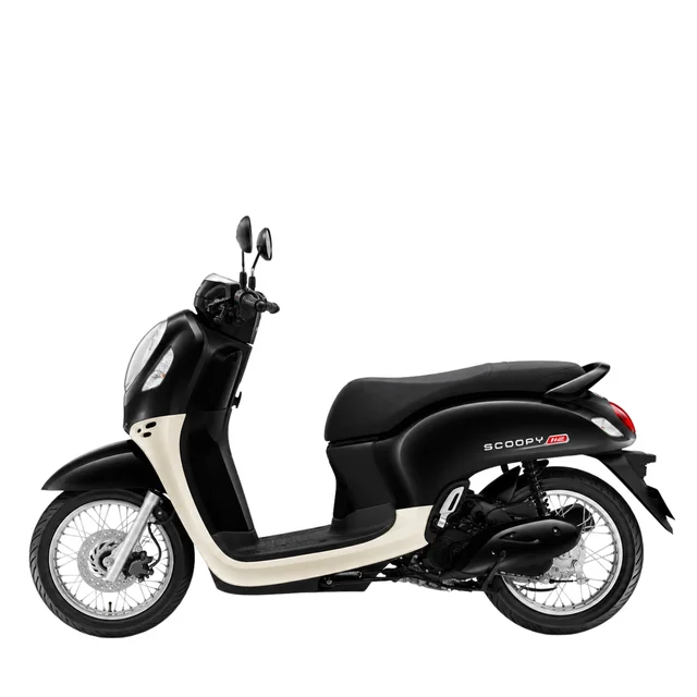 Honda-Scoopy-2022-Urban-สีดำ-ขาว