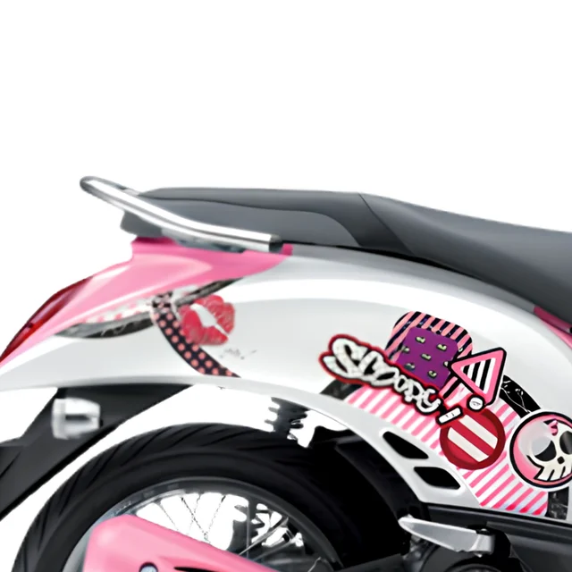 Honda Scoopy i รุ่น Vivid Me ปี 2010 Classic-Rear-Grab