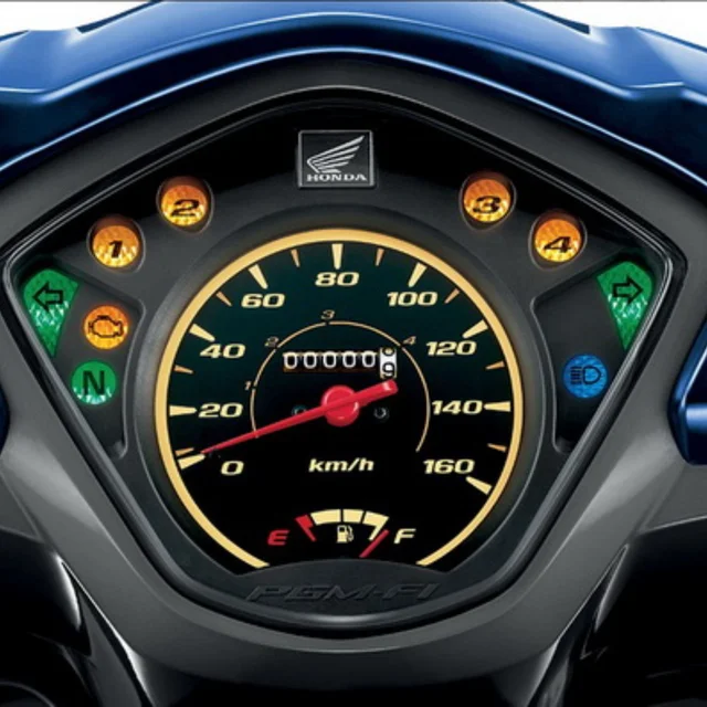 Honda-Wave-110i-2018-รุ่นดิสก์เบรกหน้า-ล้อแม็ก-Speedo-Meter