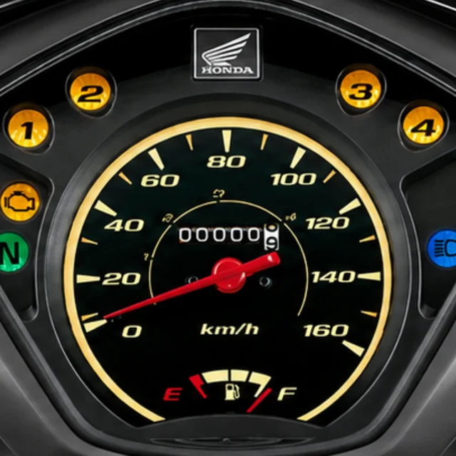Honda-Wave-110i-รุ่นล้อซี่ลวด-ดิสก์เบรกหน้า-สตาร์ทมือ-2013-Premium-Meter