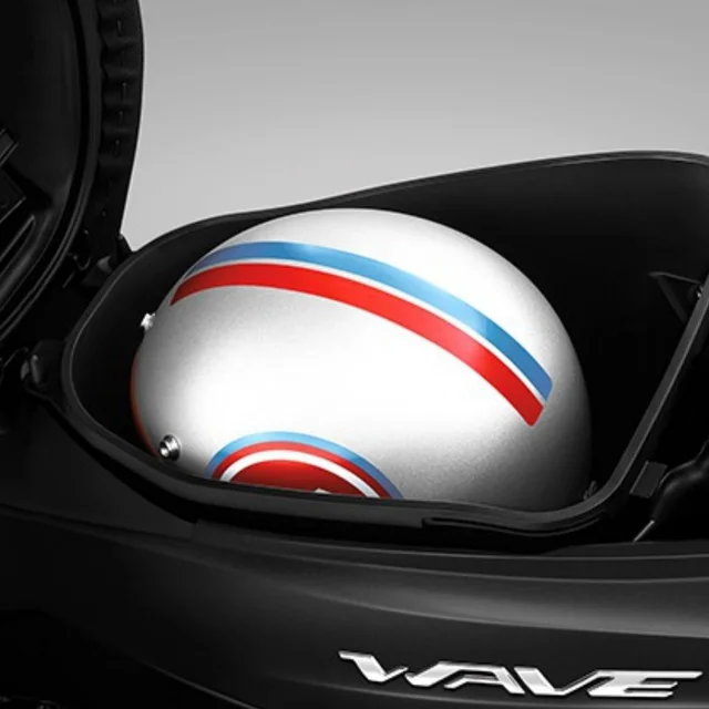 Honda-Wave-125i-2019-รุ่นสตาร์ทมือ-ล้อแม็ก-Helmet-in-U-Box