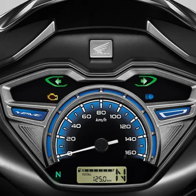 Honda-Wave-125i-2019-รุ่นสตาร์ทมือ-ล้อแม็ก-Premium-Amber-Meter