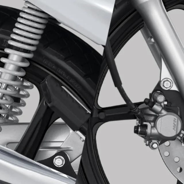 Wave 125i รุ่นสตาร์ทมือ ล้อแม็กปี 2024 FRONT AND REAR SUSPENSION