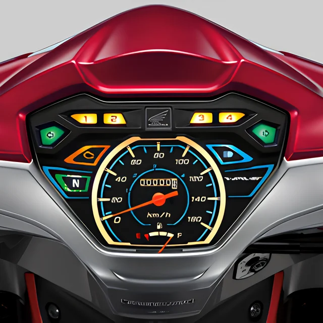 Honda-Wave110i-2019-รุ่นสตาร์ทมือ-ดิสก์เบรกหน้า-ล้อแม็ก-New-Enrich-Meter