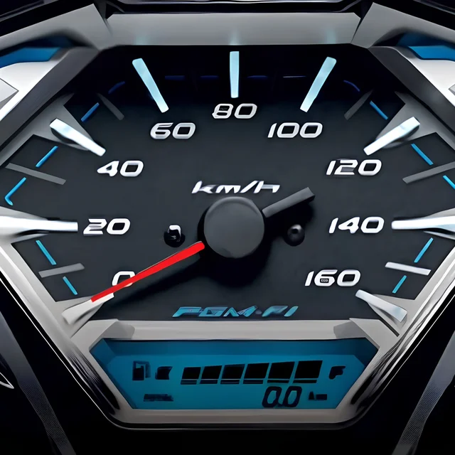 LCD Digital Meter ของ Honda Click 125i รุ่นล้อซี่ลวด ปี 2017