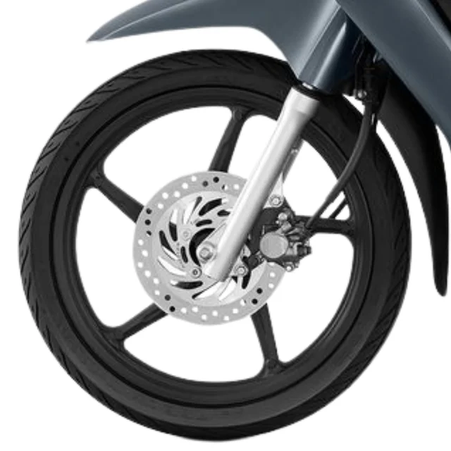 Matte Black Alloy Wheels ของ Honda Wave 125i รุ่นล้อแม็ก ปี 2021