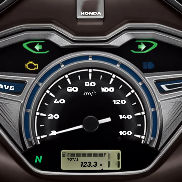 Wave 125i รุ่นล้อซี่ลวด ปี 2026 หน้าปัด