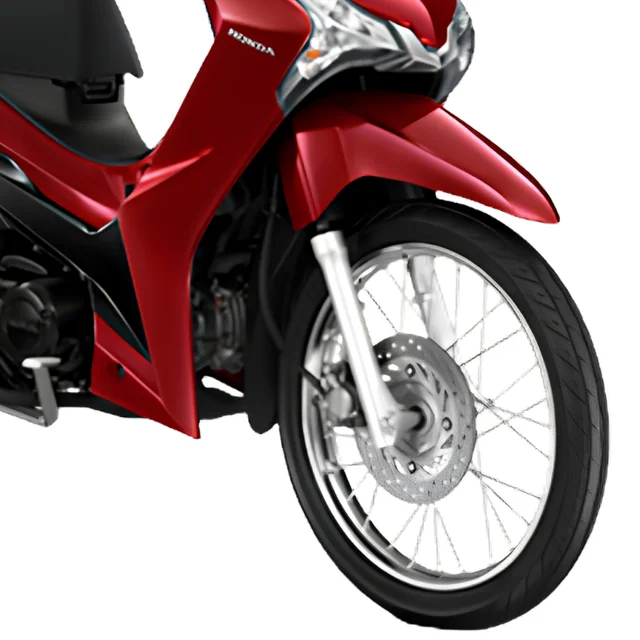 Wave 125i รุ่นสตาร์ทมือ ล้อซี่ลวด ปี 2025 ระบบกันสะเทือน