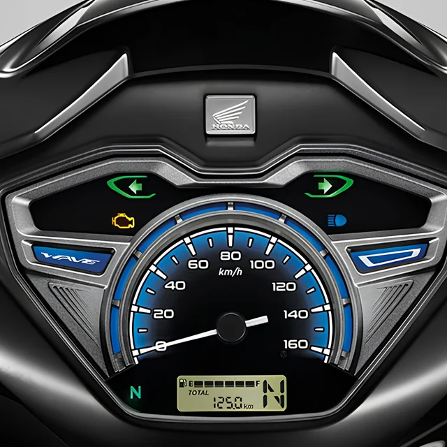 Wave 125i รุ่นสตาร์ทมือ ล้อแม็ก ปี 2025 หน้าปัด