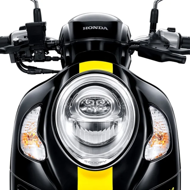 ไฟหน้า Modern Ring LED Headlight ของ Honda Scoopy รุ่น Minions Limited Edition ปี 2023